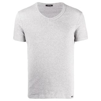 Tom Ford Logo Patch V-neck T-shirt