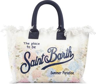 MC2 Saint Barth Tote Bags, female, Multicolor, Size: ONE SIZE Vanity Shoulder Bag Hydrangea Spring 10