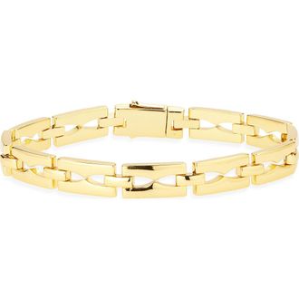 Argento Vivo Rectangle Chain Bracelet in Gold at Nordstrom Rack