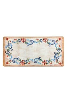 J&V Textiles Anti Fatigue Kitchen Mat in Tuscan Fleur Multi at Nordstrom Rack