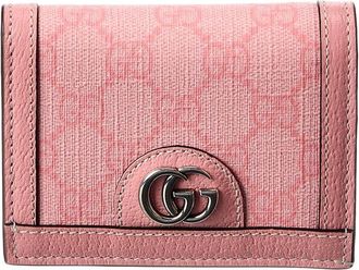 Gucci Ophidia Gg Supreme Canvas & Leather Card Case