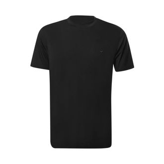 Emporio Armani T-shirt met ronde hals en korte mouwen - Heren - T-shirts - Zwart - M - Katoen - Tops