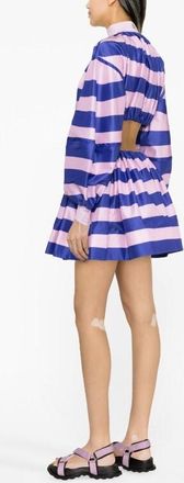 Zimmermann Womens Horizontal-Stripe Print Drawstring Blouse Ss23 W