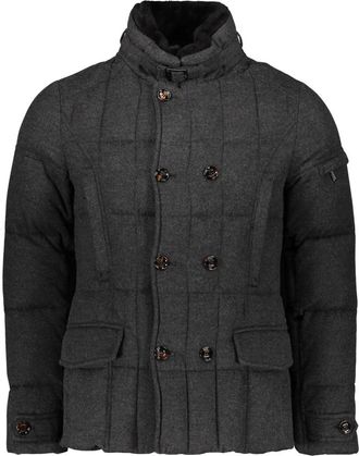Moorer Heren, Jassen, Grijs, Maat: 2XS