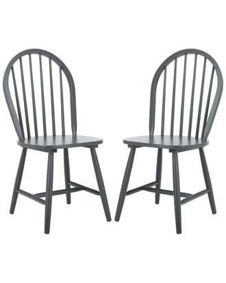 Safavieh Set of 2 Camden Spindle Dining Chairs