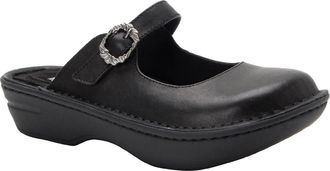 Alegria By Pg Lite Fabel Flat Mule in 6518 Washed Black at Nordstrom, Size 37
