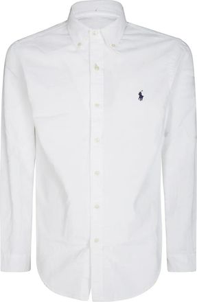 Polo Ralph Lauren Polo Pony-embroidered shirt - men - Cotton - S - White