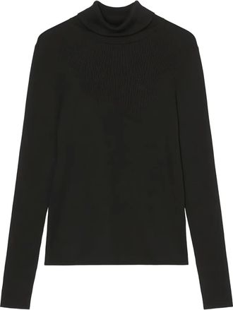 Marc O'Polo Top a collo alto - Nero