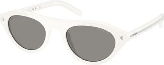Prada B15S Zonnebrillen - Dames - Zonnebrillen - Wit - 51 MM - Accessoires