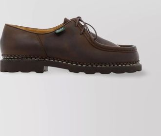 Paraboot michael round toe chunky sole loafers