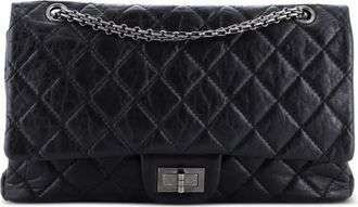 Chanel Reissue 2.55 Flap Bag Quilted Aged Calfskin 227 shoulder bag - Zwart