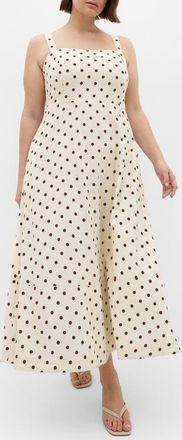 City Chic Collins Print Maxi Dress in Sweet Spot at Nordstrom, Size Xxxs