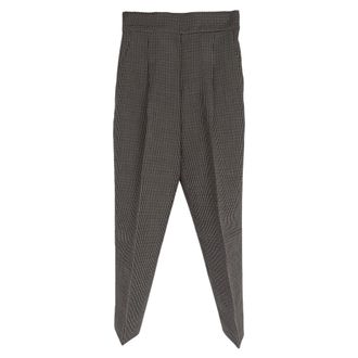 Philosophy di Lorenzo Serafini Houndstooth Trousers in Black Wool