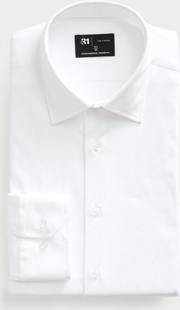 Le 31 Mens Stretch 100% cotton shirt Modern fit