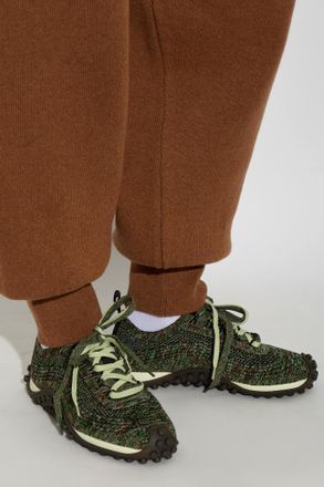Ami Logo Sneakers, Womens, Green