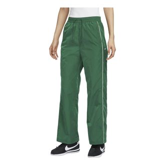 Nike (WMNS) Nike Windrunner High-Waisted Woven Open-Hem Pants Asia Sizing Gorge Green FV7656-300