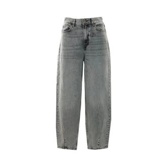 Liu Jo Jeans de tiro alto Balloon - Jeans - Mujer - Gris - W28