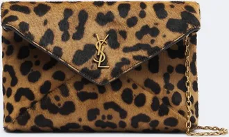 Saint Laurent Borsa a spalla Cassandre Small in cavallino