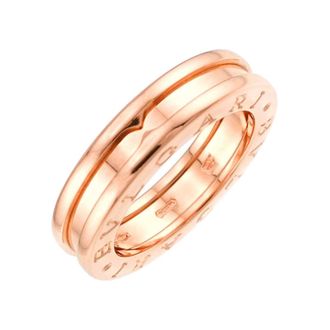 Bulgari Pink Gold Pink Gold (18K) Band Ring (Pre-Owned)