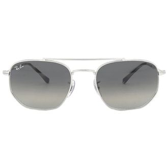 Ray-Ban Grey Gradient Irregular Unisex Sunglasses RB3707 003/71 54