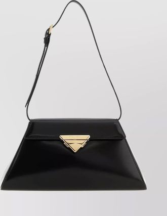 Prada leather shoulder bag adjustable straps