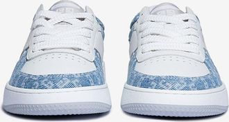 Givenchy Niedrige Sneakers aus Denim und Leder 4G