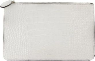 Toteme Clutches, female, White, Size: ONE SIZE Threefold Clutch