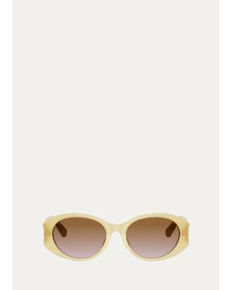 Dior Glow B3I 51MM Oval Sunglasses