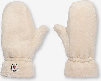 Moncler Fleece-Fausthandschuhe mit Logopatch