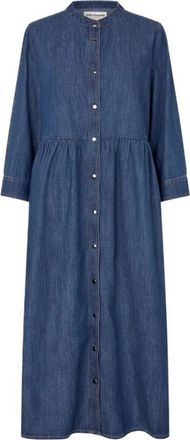 Lollys Laundry Jurken - Dames - Shirt Kleedjes - Blauw - 2XL - Kleedjes