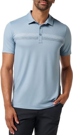 Travis Mathew Featherweight Polo in Ash Blue at Nordstrom, Size Xx-Large