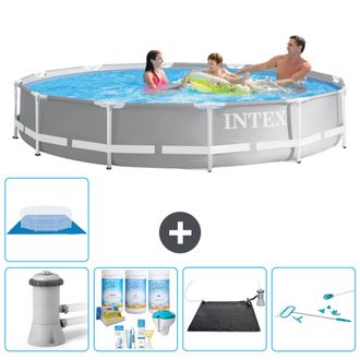 Intex Piscina Prism Frame Redonda - 366x76 Cm - 8-piezas S21064