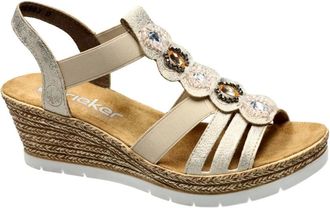 Rieker Schoenen, Dames, Beige, 39 EU, Rieker 619B2-60