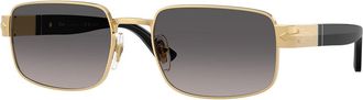 Persol PO1022S Polarized 515/M3 Mens Sunglasses Gold Size 58