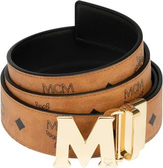 MCM M-Art Riem - unisex - Accessoires - Bruin - Maat: ONE Size Zijde