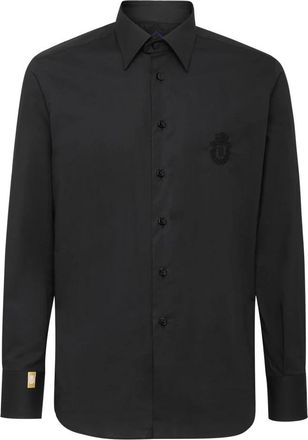 Billionaire Boys Club Shirt Silver Cut LS - Heren - Casual Overhemden - Zwart - S - Katoen - Overhemden