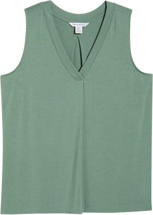 Tommy Bahama Kauai V-Neck Tank in Dark Jade at Nordstrom, Size X-Small