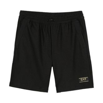 Emporio Armani Emporio Armani Ea7, Heren, Korte broeken, Zwart, Maat: XS Poliester