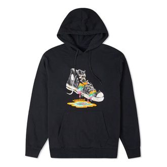 Converse Shoes Printing Fleece Lined Black 10022937-A02