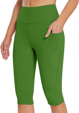 Generic Running Shorts Womens 2 in 1 - Knee Length Cycling Shorts Women Plus Size Soft Comfort Gym Shorts Women Womens Stretch Tights Summer Shorts Elasticate