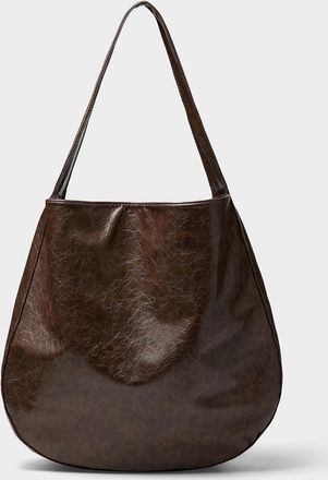 Le 31 Mens Vintage faux-leather Tote Bag