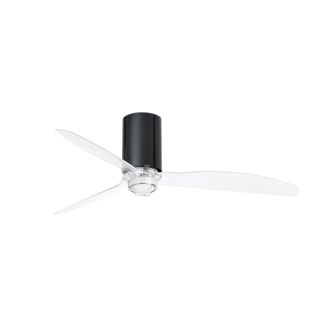 Faro Barcelona Ventilador con luz pc transparente 128x128x32.4 cm