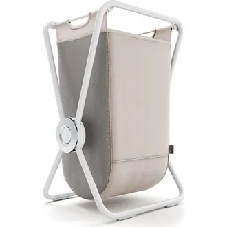 Simplehuman single x-frame laundry hamper with heavy-gauge steel frame in White at Nordstrom