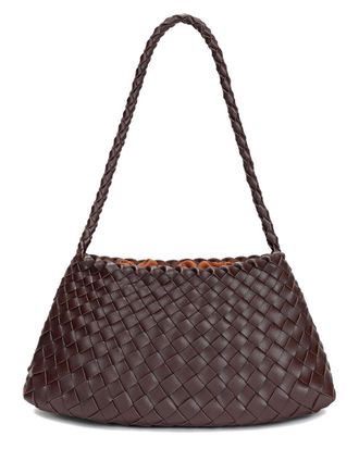 Tiffany & Fred Hand-Woven Leather Shoulder Bag