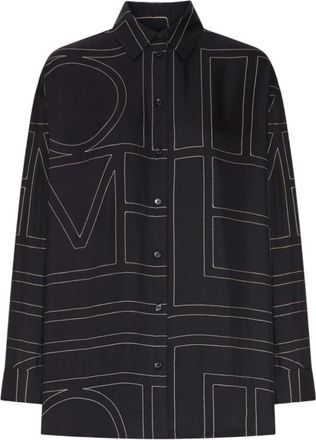 Toteme Black Embroidered Shirt