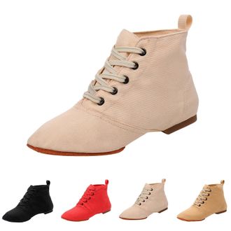 Generic Womens Jazz Shoes Canvas Ballroom Shoes Modern Gymnastics Shoes Dance Boots Ballet Slippers Dance Flat Ballet Shoes Jazz Boots Dance Shoes for Indoor 