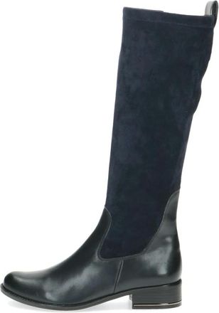 Caprice Laars met lange schacht - Dames - Schoenen - Blauw - Maat: 40 EU Leer