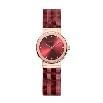 Bering Dames armbandhorloge rood- ros&eacute;goud Classic 10126-363 - Dames - Horloges - Roze - ONE Size - Accessoires