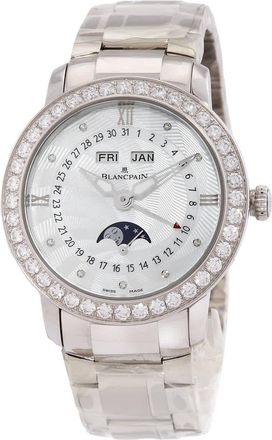 Blancpain Automatic Moon Phase Complete Calendar Ladies Watch 3663A-4654-71B