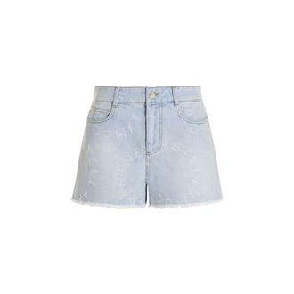 Stella McCartney Stella McCartney Blauwe Denim Shorts
